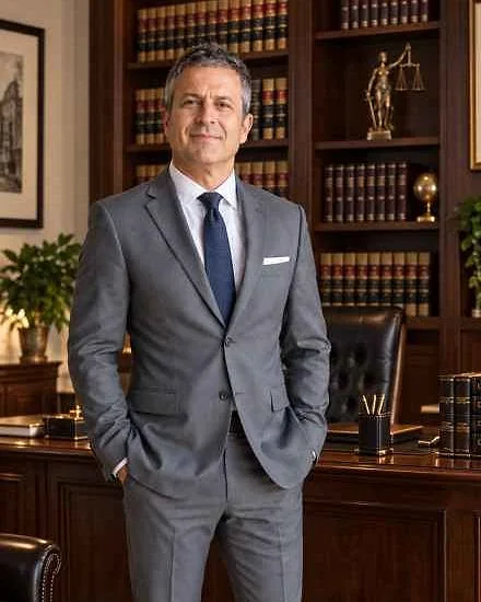 Matías Tardieu, abogado titular de Tardieu & Asoc. Abogados, en su despacho